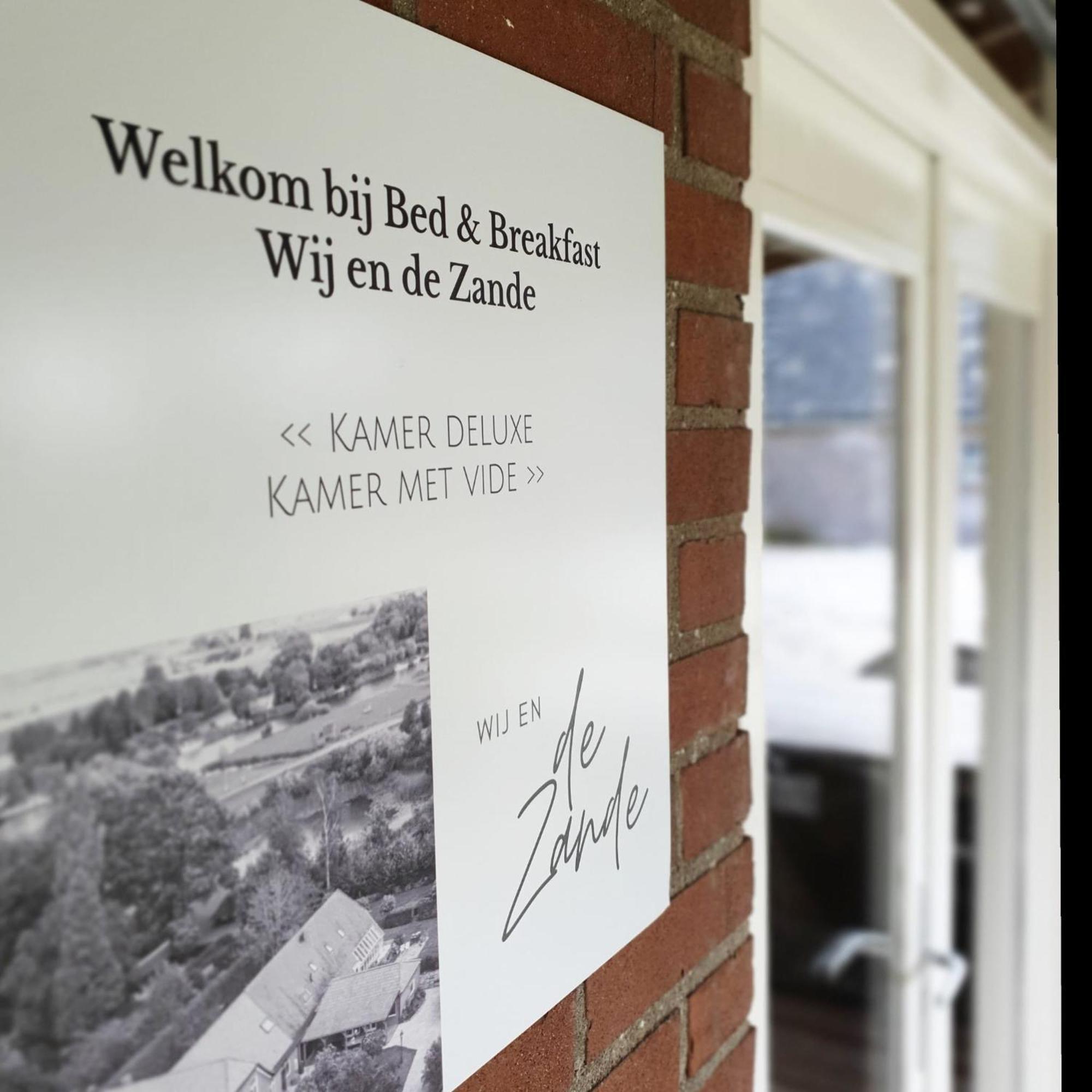 Bed And Breakfast 'Wij En De Zande' - Kamer Met Vide Kamperveen Εξωτερικό φωτογραφία